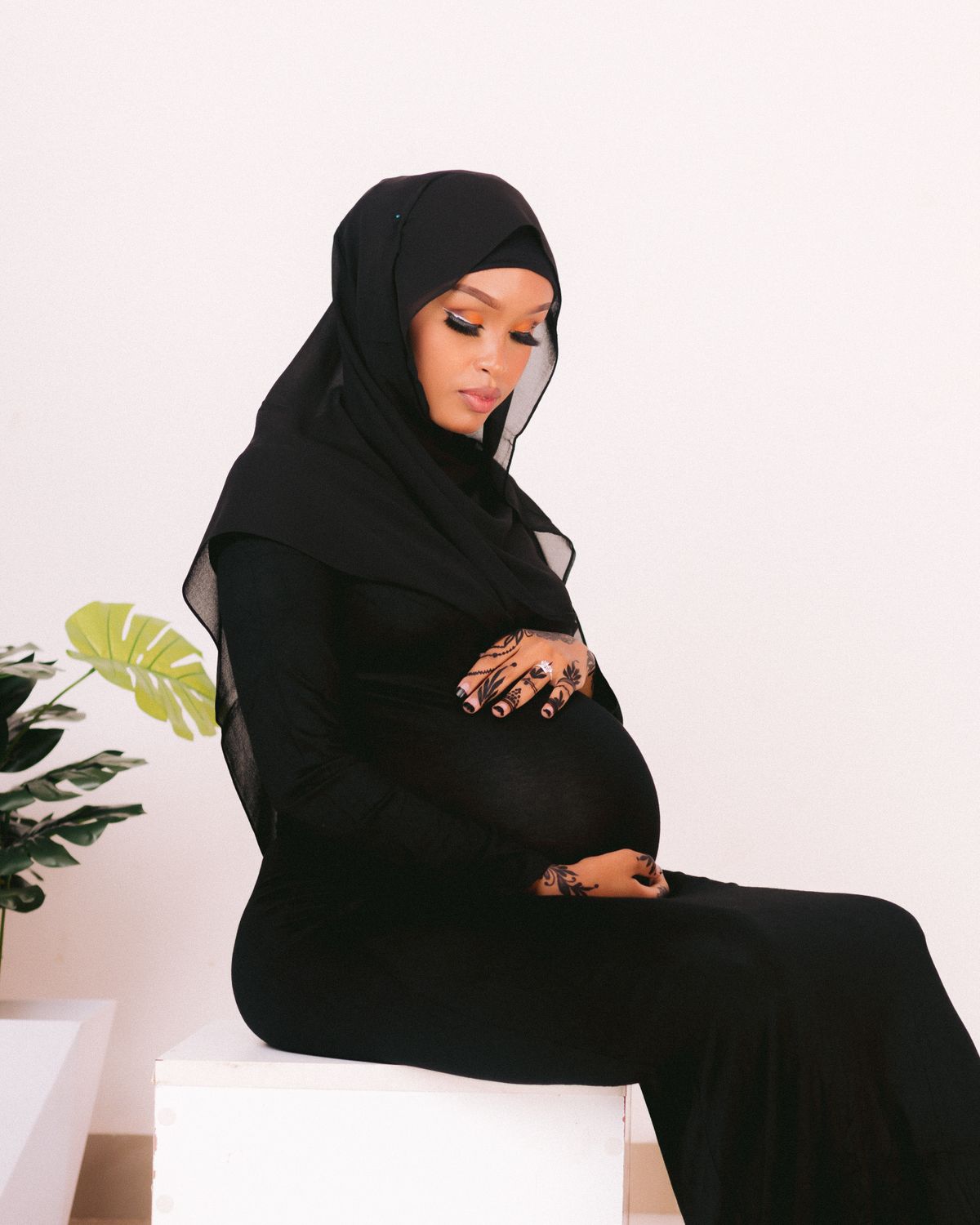 A calm, welcoming women's health clinic interior in Doha